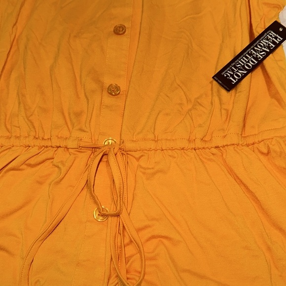 Button-Front Knit Shift Dress - Picture 6 of 7